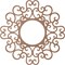 Ekena Millwork Reims Wood Fretwork Pierced Ceiling Medallion, Wood (Paint Grade), 40"OD x 15 1/4"ID x 3/8"T CMWP40X40X0375REMF - alternate 5